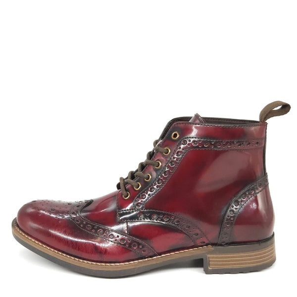 Kingston Brogue Lace Up Boots