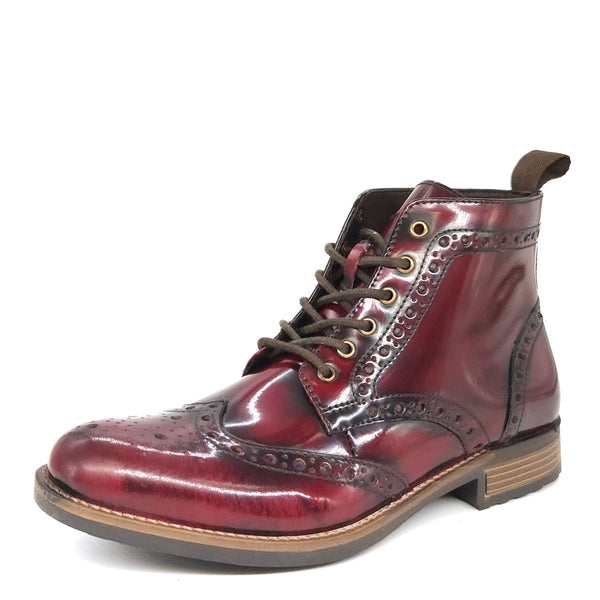 Kingston Brogue Lace Up Boots