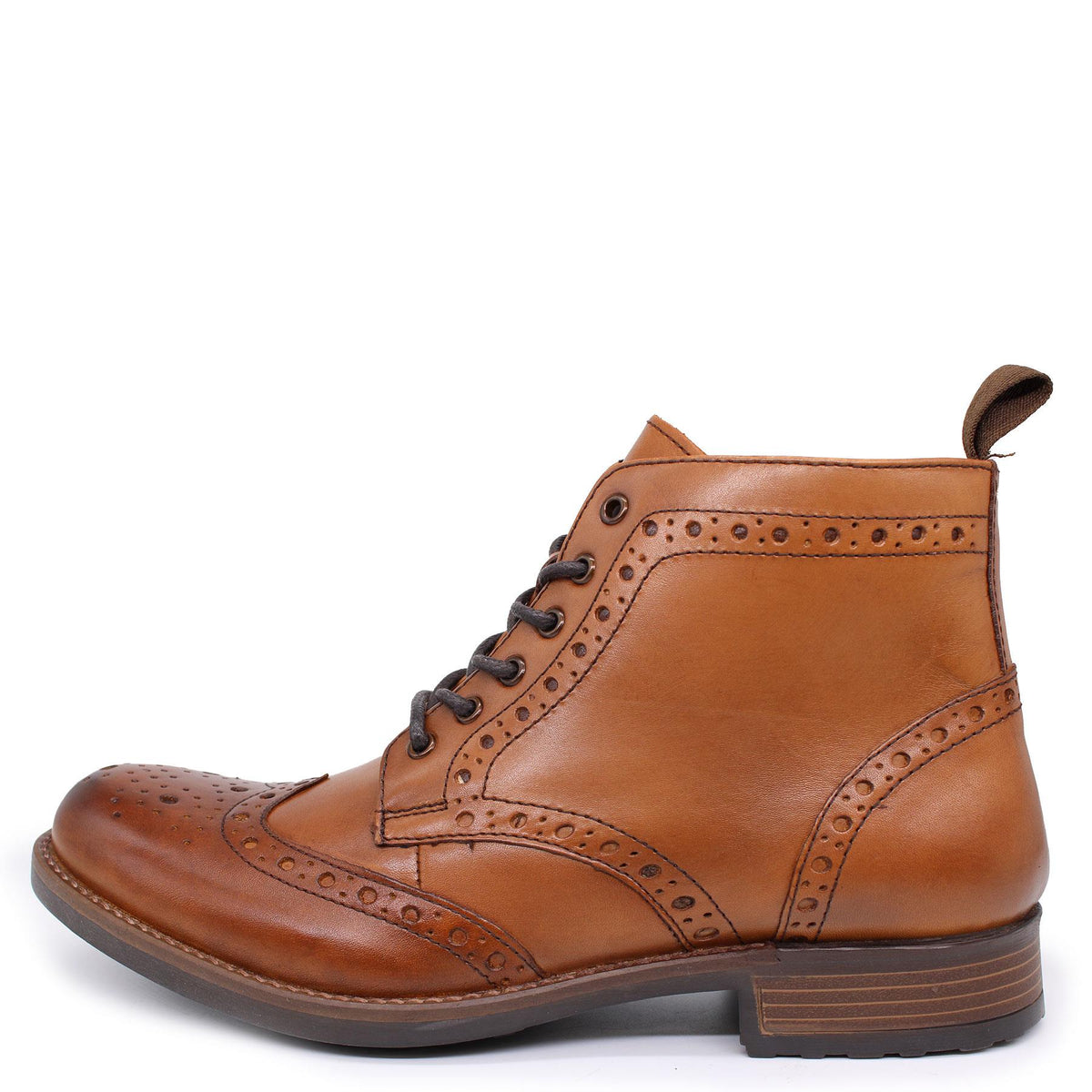 Kingston Brogue Lace Up Boots