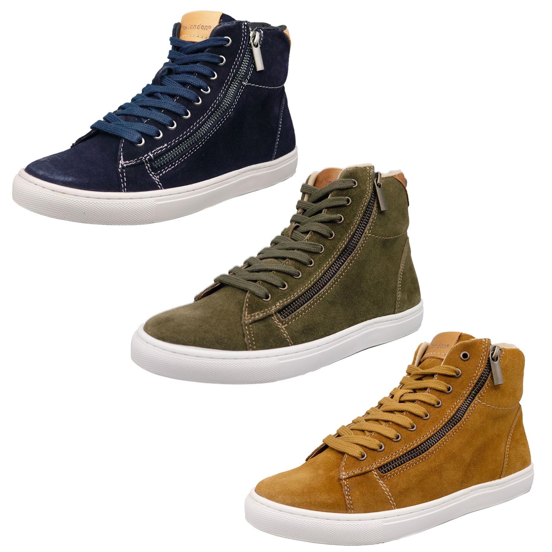 Ilford Suede High Top Trainers HX London